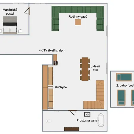 Apartmán Tylda Lhota (Zdar nad Sazavou)